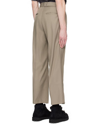 meanswhile Brown Blur Trousers