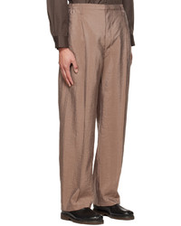 Lemaire Brown Easy Trousers