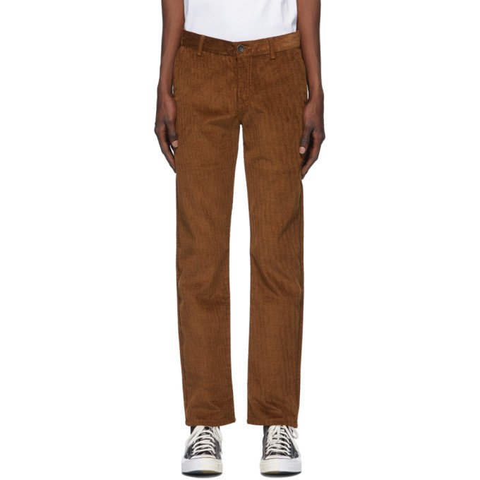 CHARLIE LUCIANO Velvet Pants Brown