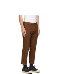 VISVIM Brown High Water Chino Trousers