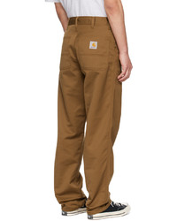 CARHARTT WORK IN PROGRESS Brown Simple Trousers