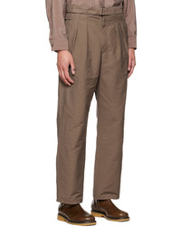 Lemaire Brown Trench Trousers