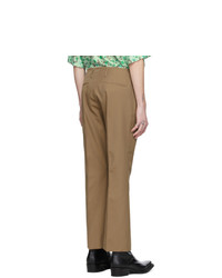 Acne Studios Brown Twill Bootcut Trousers