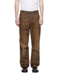 RRL Brown Twill Trousers