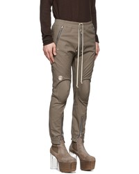 Rick Owens Grey Cotton Trousers