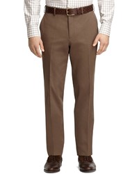 Brooks Brothers Plain Front Taupe Dress Chinos