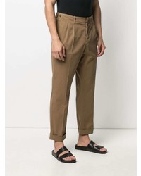 Z Zegna Pleat Detail Chino Trousers