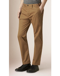 Burberry Straight Fit Cotton Chinos