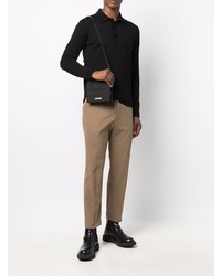 Low Brand Straight Leg Cropped Chinos