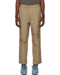 Nanamica Taupe Light Easy Trousers