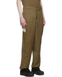 AFFXWRKS Taupe Straight Fit Trousers