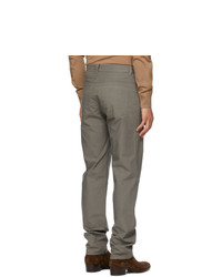 Lemaire Taupe Tapered 5 Pocket Trousers