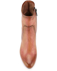Santoni Chunky Heel Ankle Boots