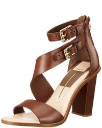 Brown Chunky Leather Sandals