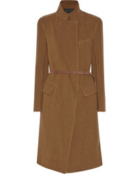 Donna Karan Belted Wool Blend Coat