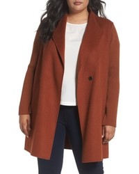 Kenneth Cole New York Plus Size Double Face Coat