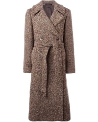 Tagliatore Double Breasted Tweed Coat