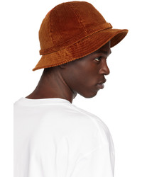 Noah Orange Bell Bucket Hat