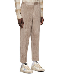 Golden Goose Beige Rolled Trousers
