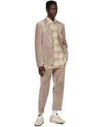 Golden Goose Beige Rolled Trousers