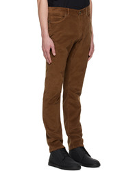 Zegna Brown Cashco City Trousers