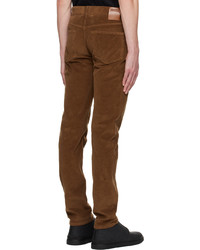 Zegna Brown Cashco City Trousers