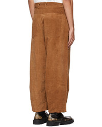 Story Mfg. Brown Lush Trousers