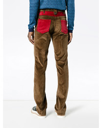 Prada Contrast Pocket Corduroy Trousers