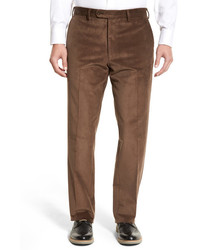 JB Britches Jb Britches Flat Front Corduroy Trousers