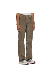 ERL Brown Corduroy Trousers