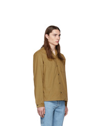 Prada Tan Corduroy Shirt