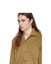 Prada Tan Corduroy Shirt