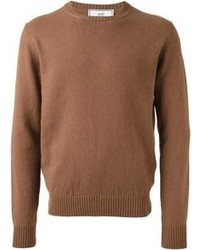 Brown Crew-neck Sweater