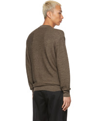 Lemaire Brown Crewneck Sweater