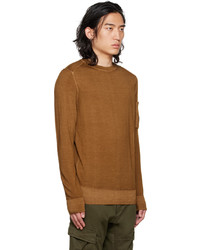 C.P. Company Brown Crewneck Sweater