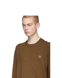 Acne Studios Brown Kalon Face Sweater