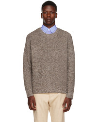 Theory Brown Merino Wool Sweater