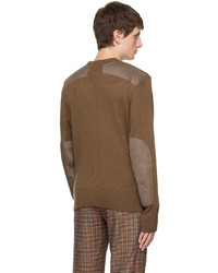 rag & bone Brown Military Sweater