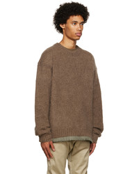 Sacai Brown Rib Sweater