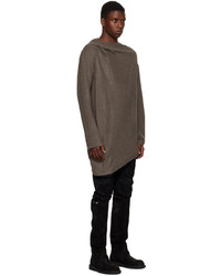 Julius Brown Twisted Neck Sweater