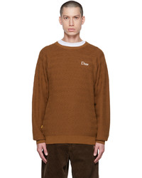 Dime Brown Wave Sweater