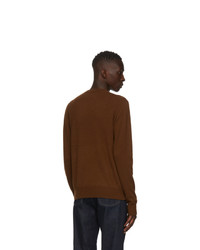 Acne Studios Brown Wool Crewneck Sweater