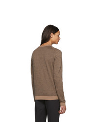 Fendi Brown Wool Forever Sweater