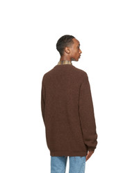 Gucci Brown Wool Oversized Sweater