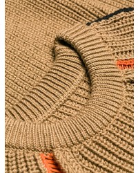 Maison Margiela Chunky Knit Crew Neck Sweater