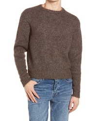 John Elliott Foggy Wool Blend Crewneck Sweater