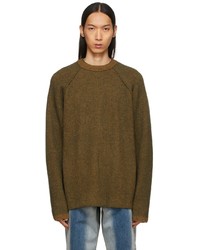 Ader Error Green Orange Wool Nile Sweater