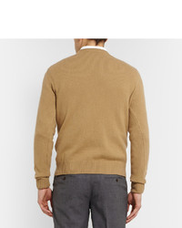Ami Knitted Wool Crew Neck Sweater