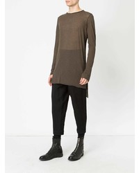 Cedric Jacquemyn Long Sleeve Fitted Sweater