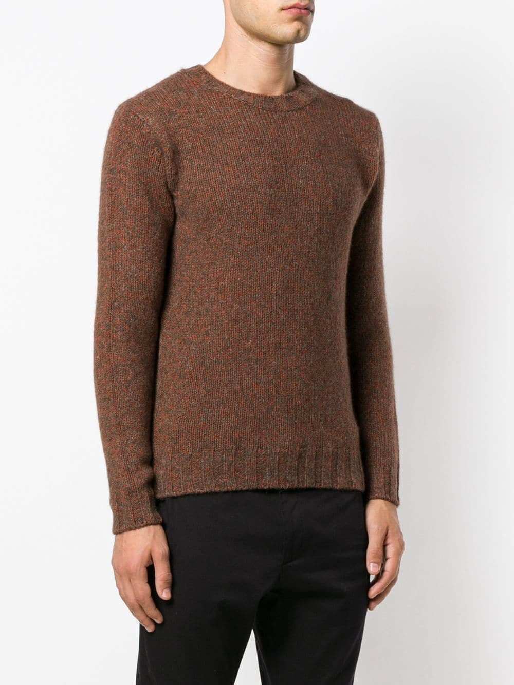 Dell'oglio Melange Knit Sweater, $170 | farfetch.com | Lookastic